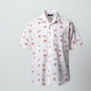Disney Toy Story Pizza Planet Button Shirt‎ XL NEW